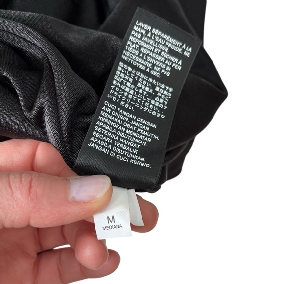 Bebe Black Stretchy Dress Women’s Medium Sequins Back Zipper - Picture 10 of 13